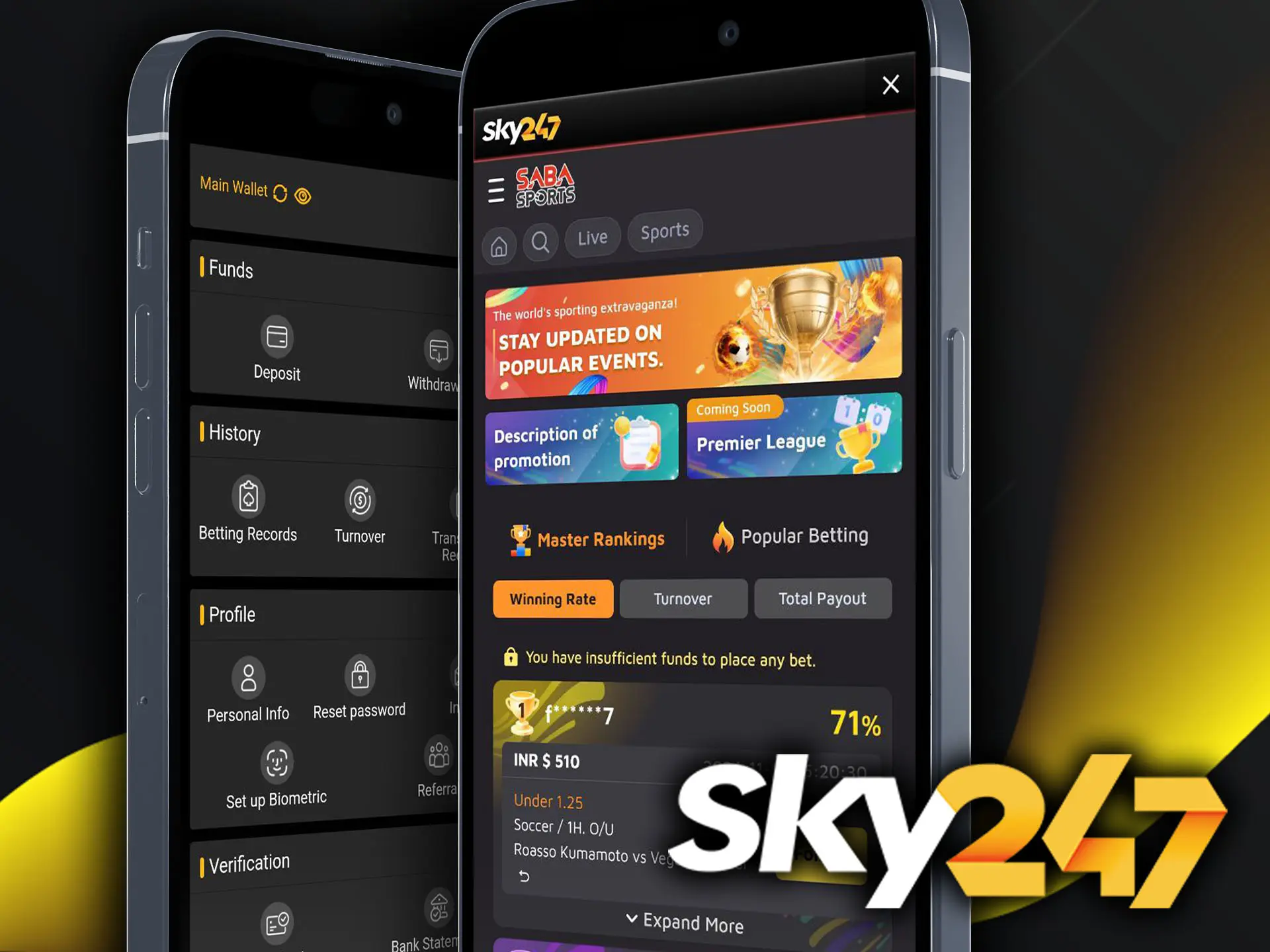 Sky247 is favoured by gamblers for its quality service and high odds.