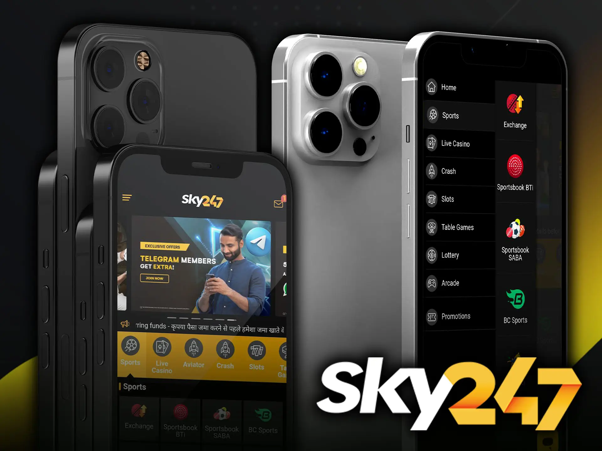 Check out the list of iOS devices suitable for installing the Sky247 app.