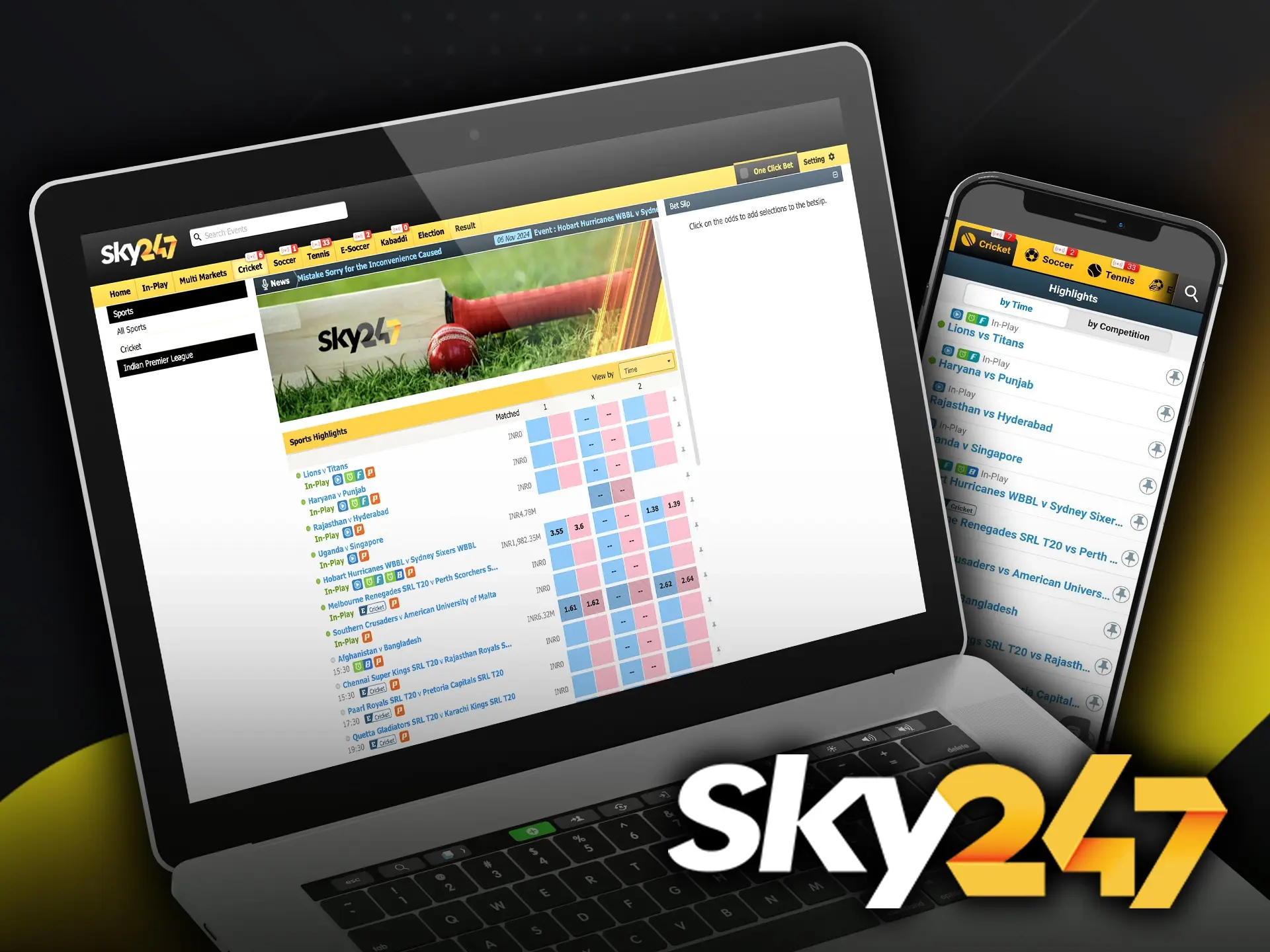 Read about the features of the IPL tournament and why it's so popular for betting at Sky247.