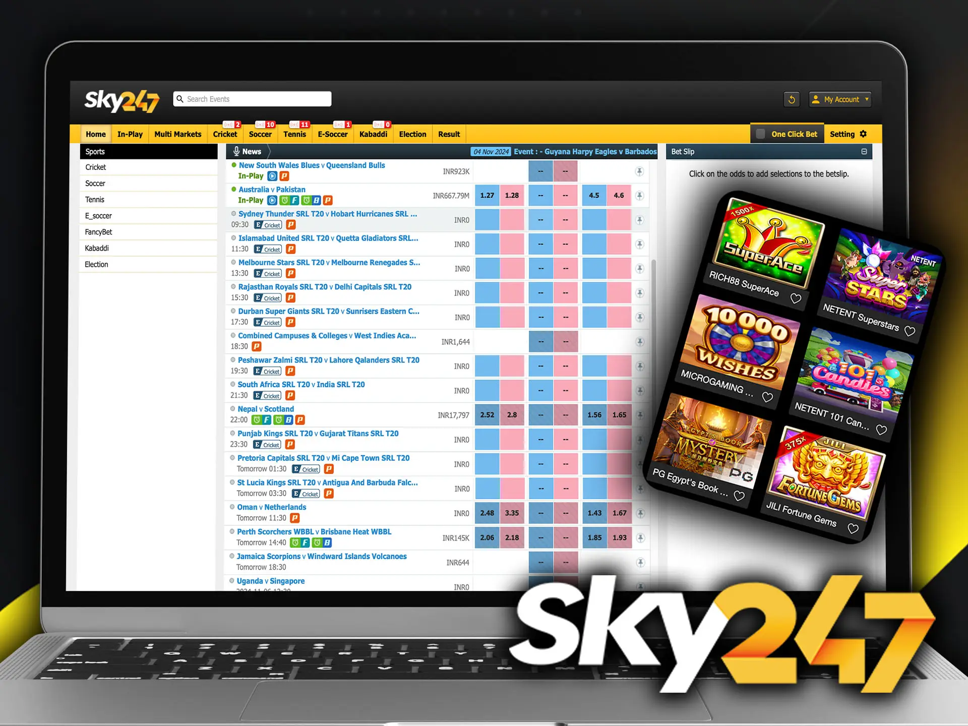 Learn about Indian law and regulation of sports betting and gaming at Sky247 Casino.