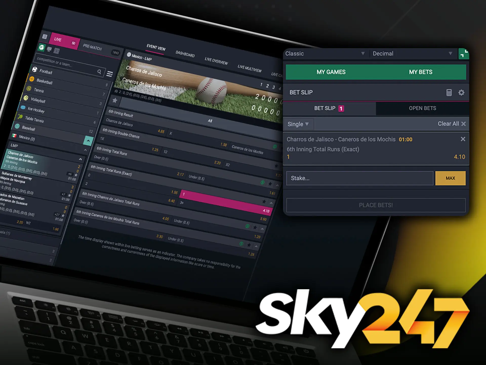 Learn the rules of baseball to make smart betting decisions at Sky247.