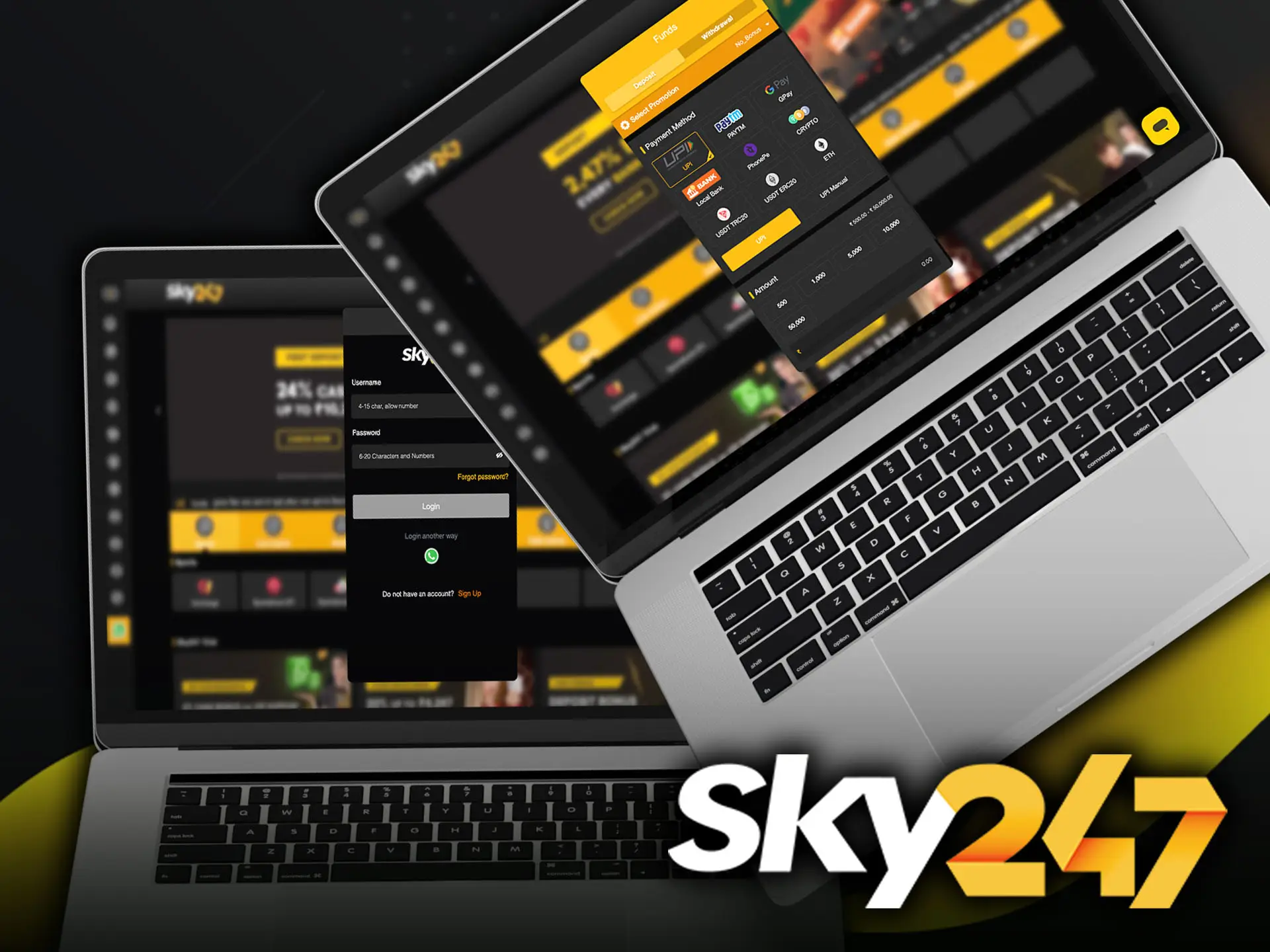 Determine the best game for you and start winning big bonuses from Sky247 Casino.