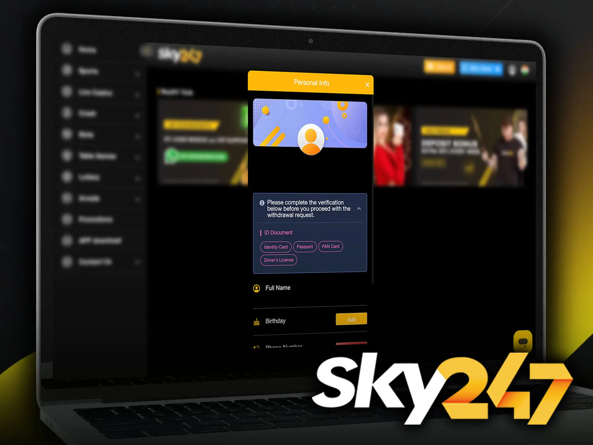 By choosing Sky247 you can be sure of stability and a high level of protection.